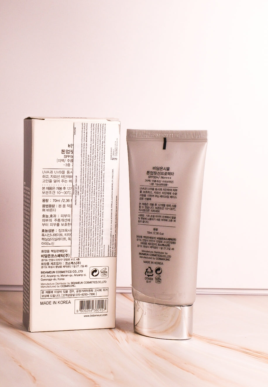 BIDAMEUN TONE UP FIT SUN PROTECTA SPF50+/PA++++ 70ML