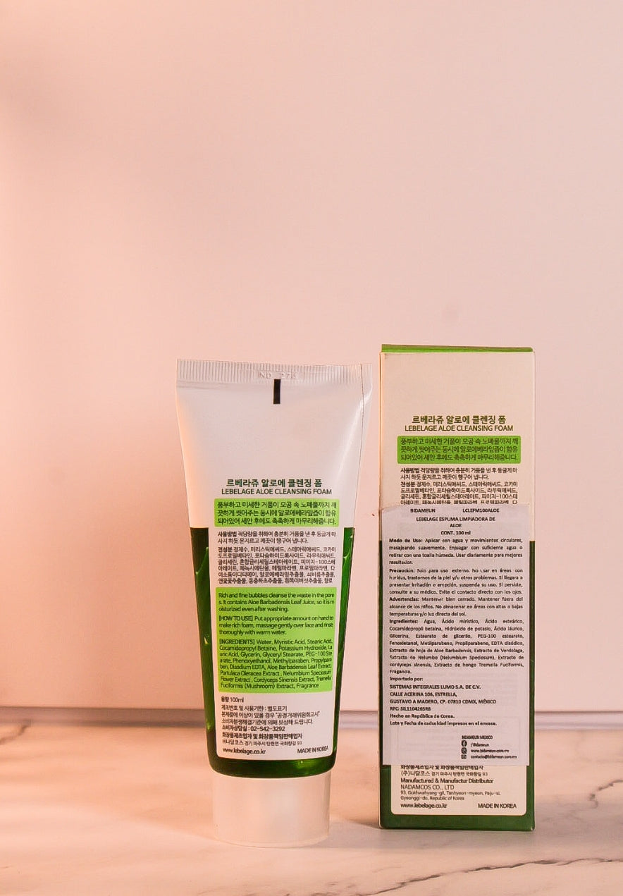 LEBELAGE ALOE CLEANSING FOAM 100ML