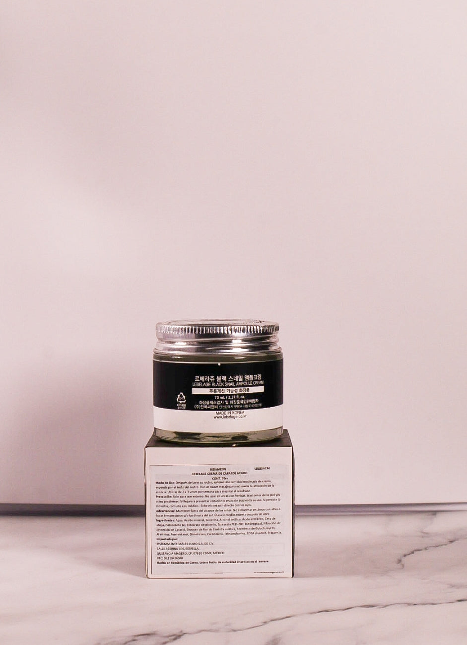 LEBELAGE BLACK SNAIL AMPULE CREAM