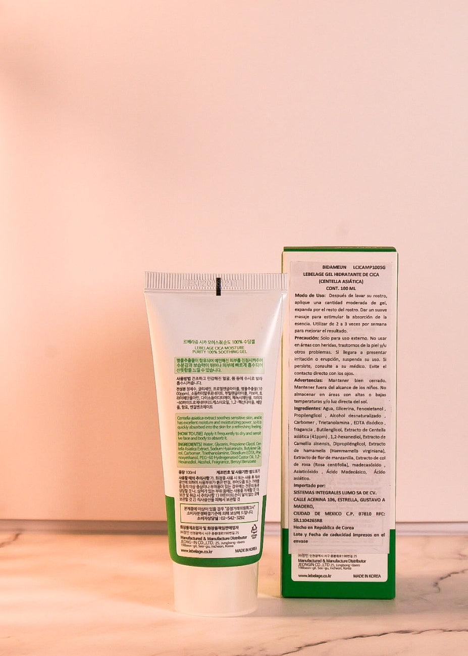 LEBELAGE CICA MOISTURE PURITY 100% SOOTHING GEL 100ML