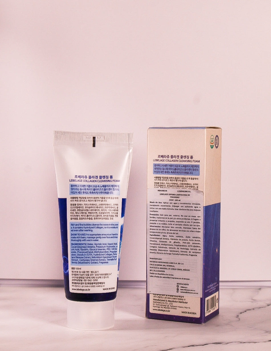 LEBELAGE CLEANSING FOAM 100ML - COLLAGEN