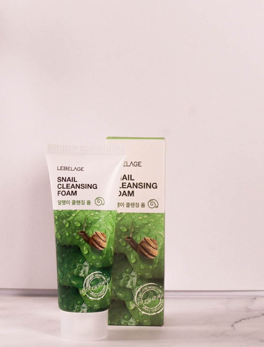 LEBELAGE CLEANSING FOAM 100ML - SNAIL