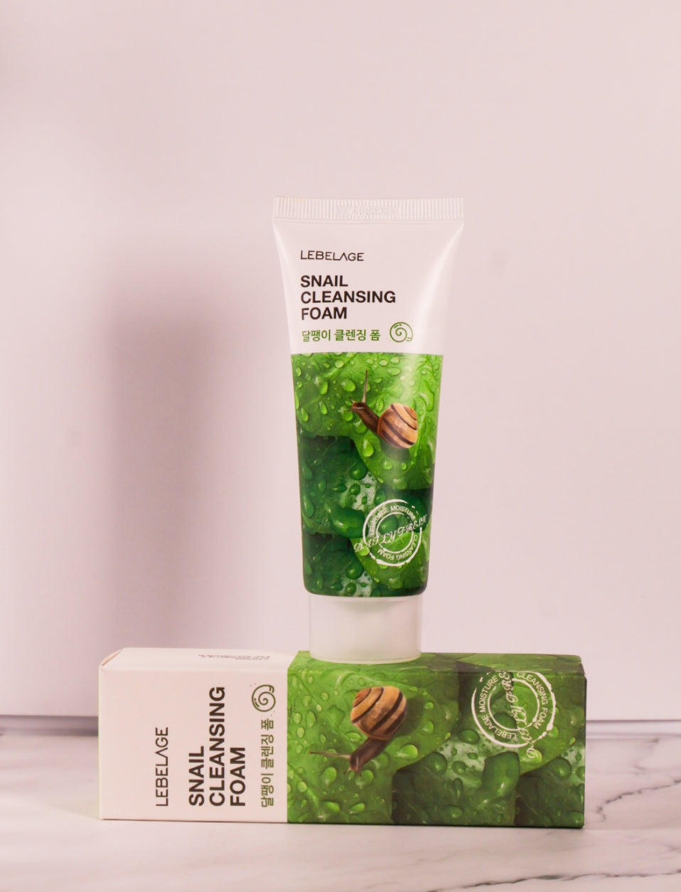 LEBELAGE CLEANSING FOAM 100ML - SNAIL