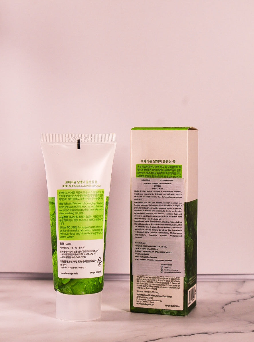 LEBELAGE CLEANSING FOAM 100ML - SNAIL