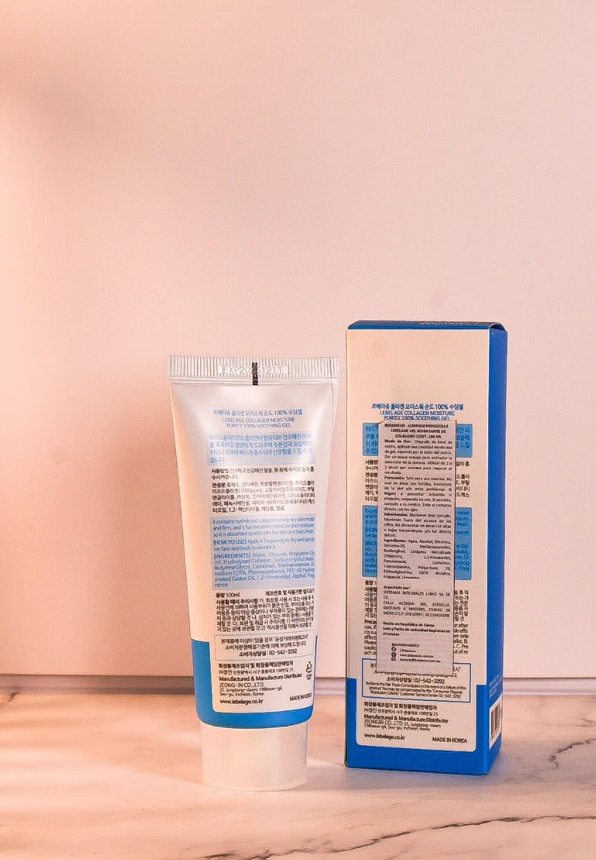LEBELAGE COLLAGEN MOISTURE PURITY 100% SOOTHING GEL 100ML