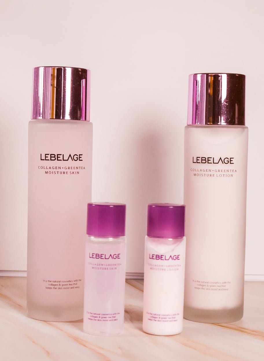 LEBELAGE COLLAGEN + GREEN TEA MOISTURE 2 SET
