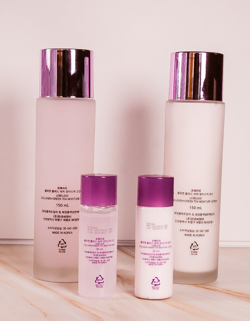 LEBELAGE COLLAGEN + GREEN TEA MOISTURE 2 SET