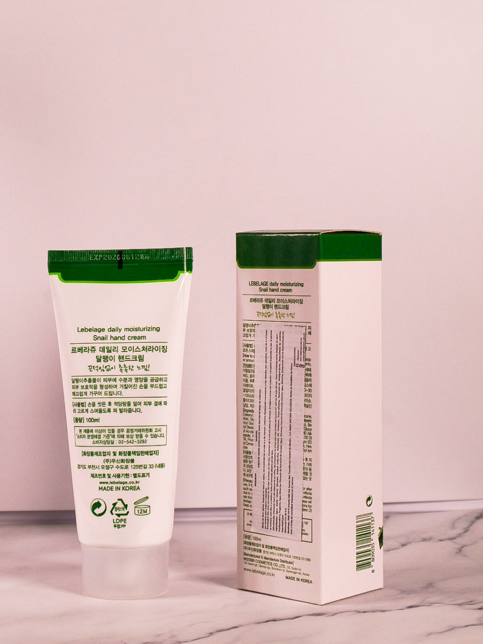 LEBELAGE DAILY MOISTURIZING HAND CREAM SNAIL