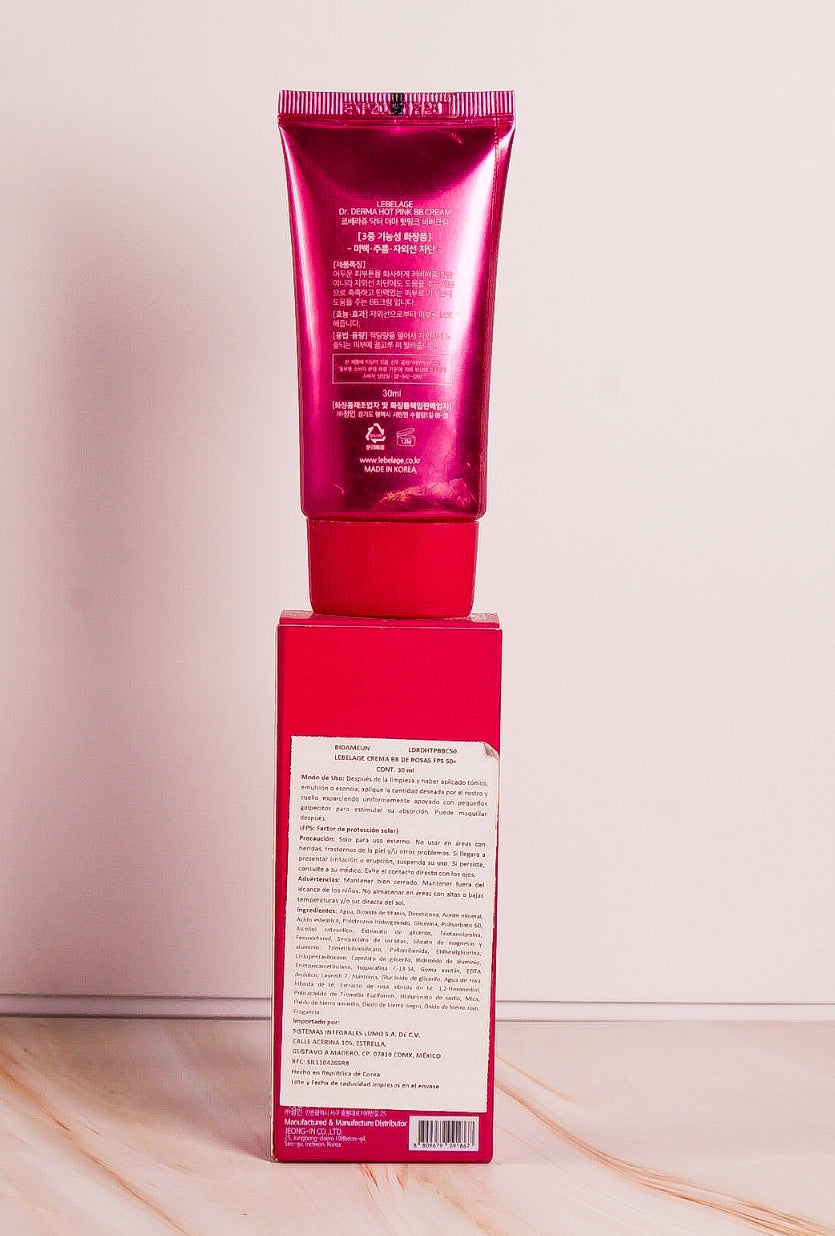 LEBELAGE DR. DERMA HOT PINK BB CREAM SPF 50+/PA++++