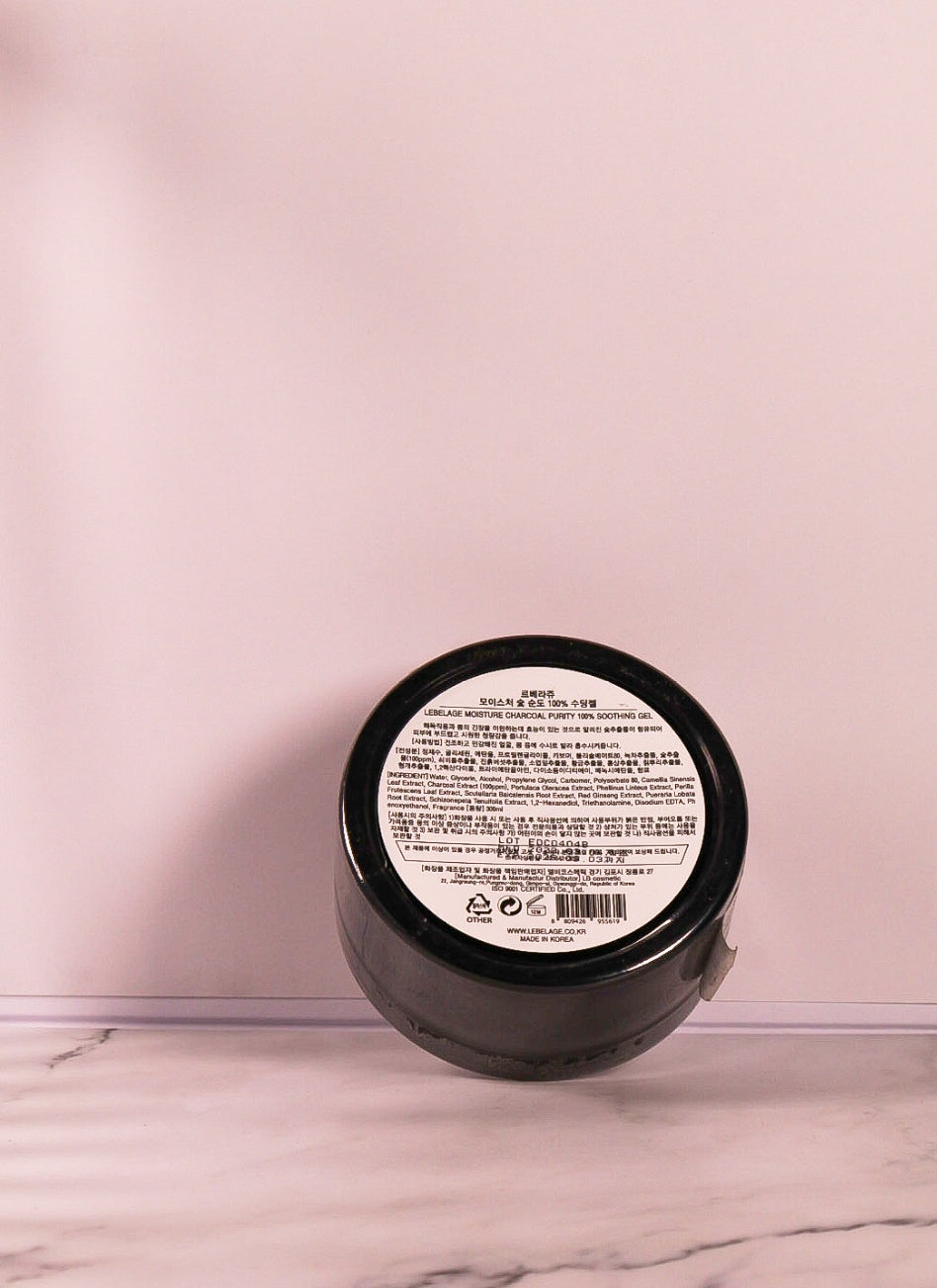LEBELAGE MOISTURE CHARCOAL SHOOTHING GEL