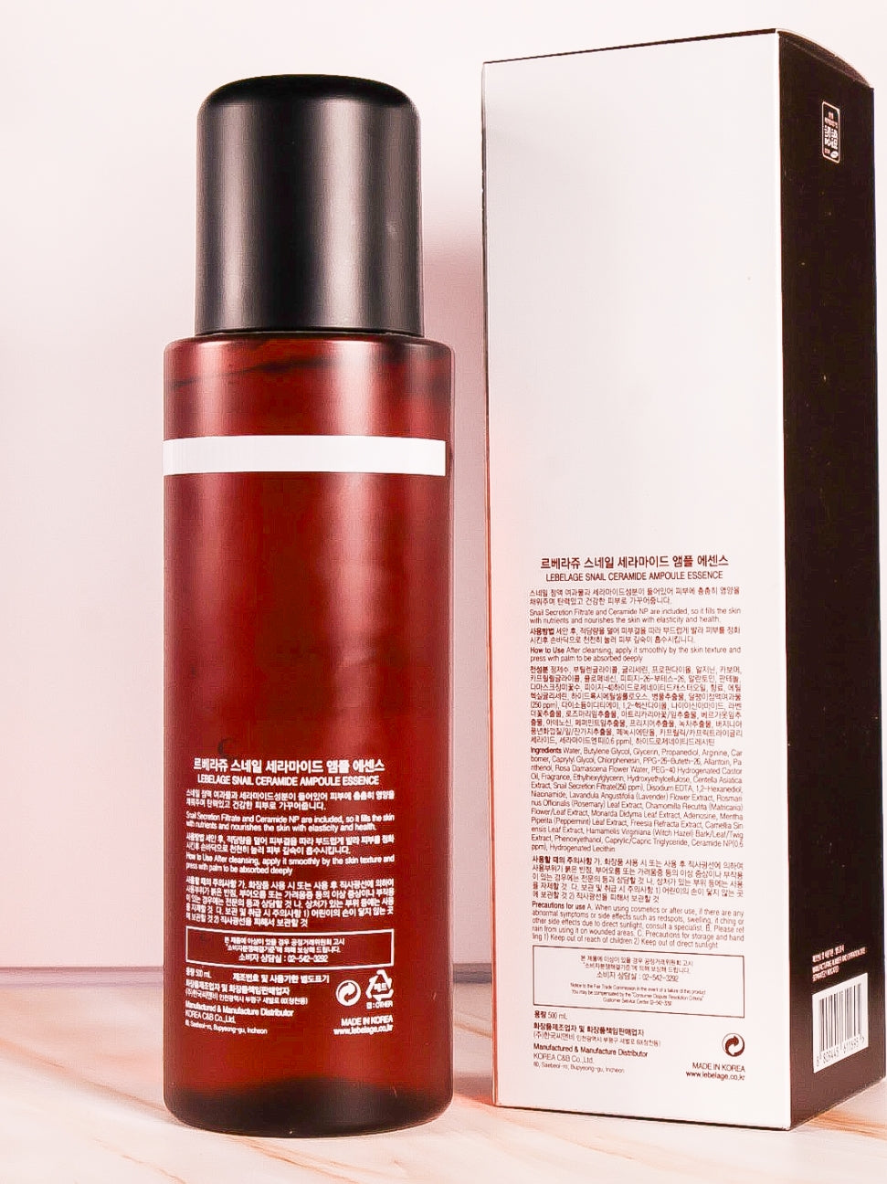 LEBELAGE SNAIL CERAMIDE AMPOULE ESSENCE