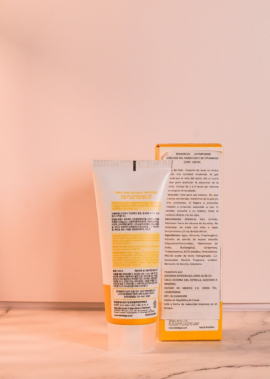 LEBELAGE VITAMIN MOISTURE PURITY 100% SOOTHING GEL 100ML