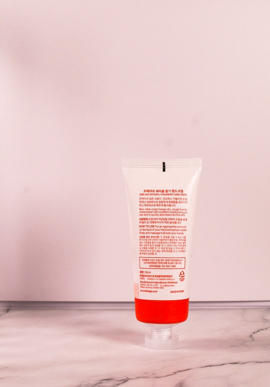 LEBELAGE WATERFUL STRAWBERRY HAND CREAM