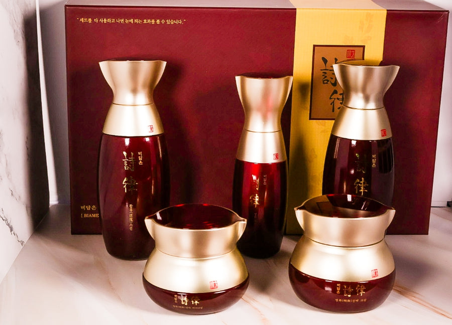 Bidameun Hwallyu Anti-Wrinkle Skincare 5 Item Set