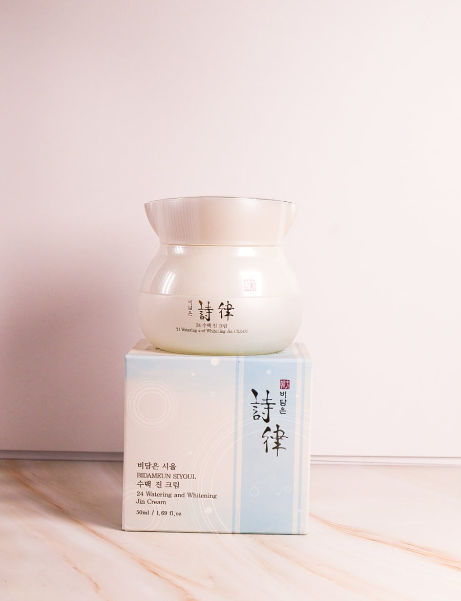 Bidameun Subaek 24 Watering Whitening Jin Cream Gift Set