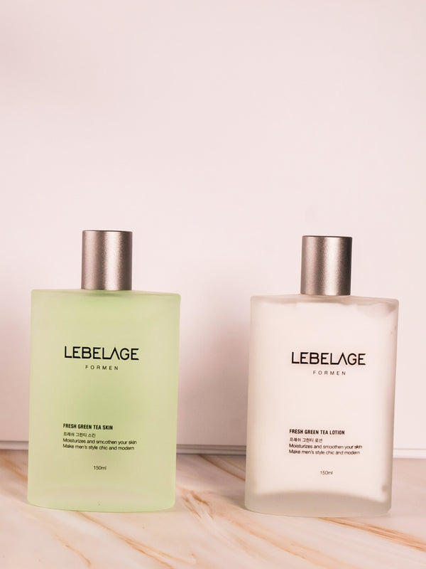 LEBELAGE COLLAGEN+GREEN TEA SKINCARE UTILITES FOR MEN 2 SET