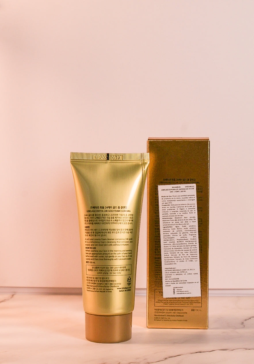 LEBELAGE HEEYUL 24K GOLD FOAM CLEANSING