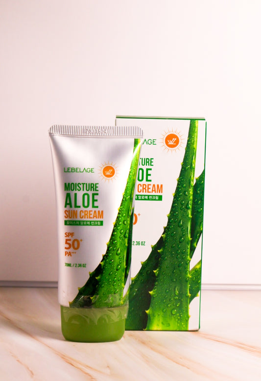 LEBELAGE MOISTURE ALOE SUN CREAM SPF 50+ PA+++