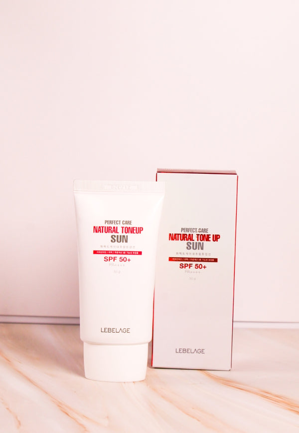 Lebelage Perfect Care Natural Tone Up Sun SPF50+/PA++++ - Protector Solar con Tono Natural 50g